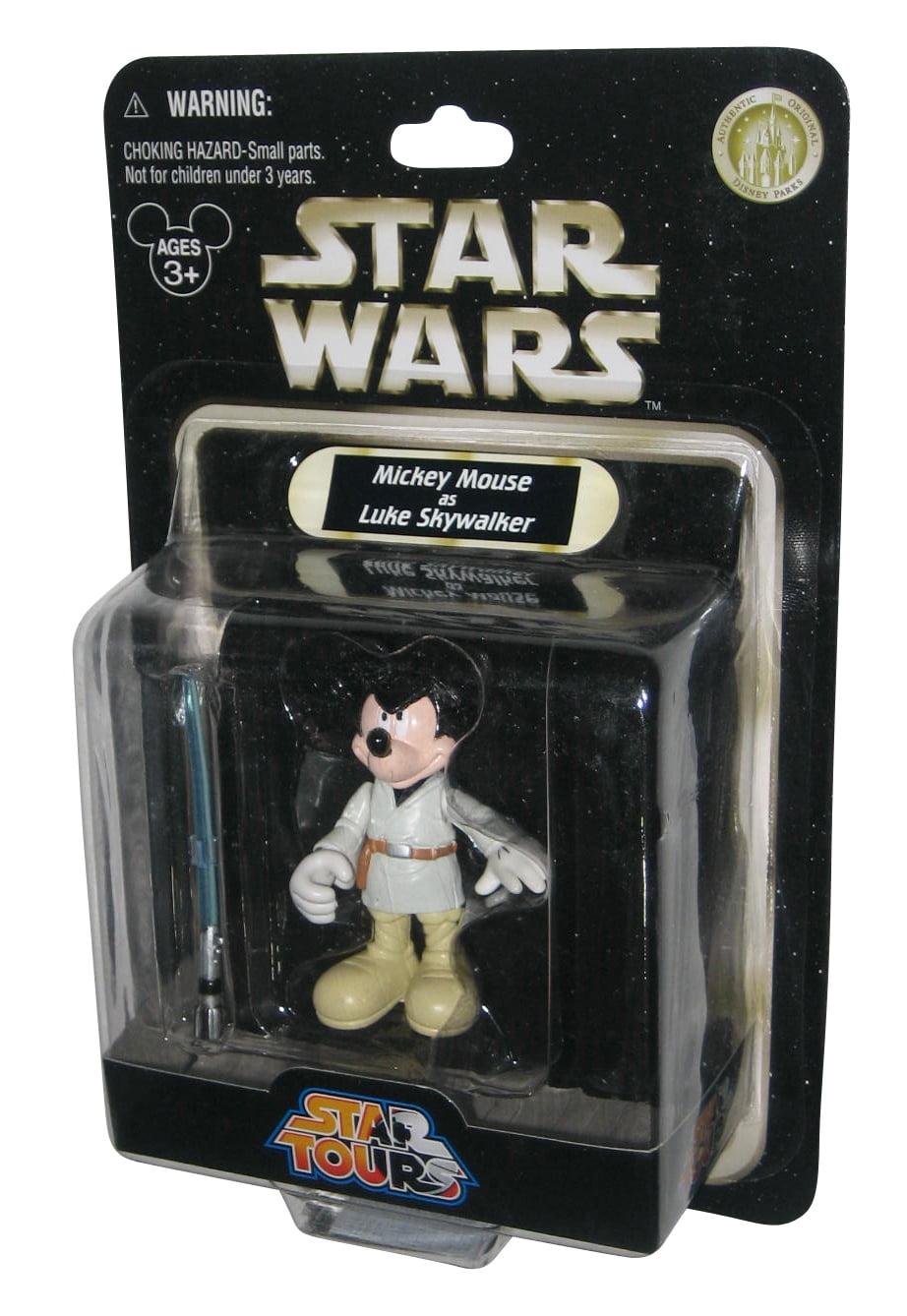 Star Wars Disney Tours Parks Mickey Mouse As Luke Skywalker Figure