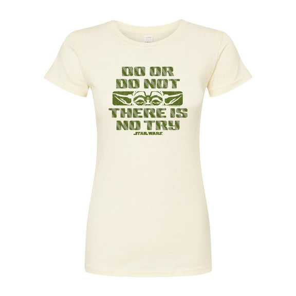 Star Wars - Yoda Do Or Do Not - Juniors Fitted Tee