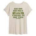 thumbnail image 1 of Star Wars - Yoda Do Or Do Not - Women's Oversized Tee, 1 of 5