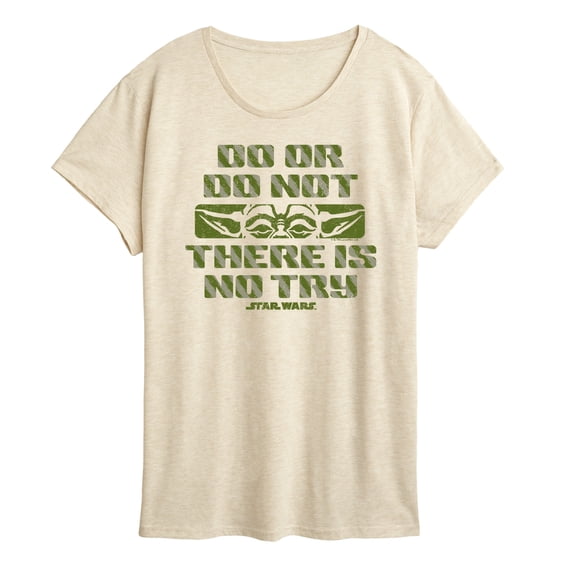 Star Wars - Yoda Do Or Do Not - Women's Short Sleeve Classic Fit Tee