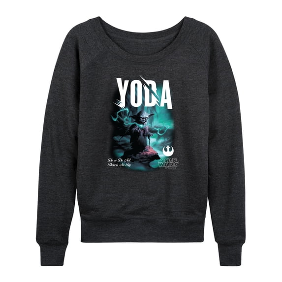 Star Wars - Do Or Do Not Yoda - Women's French Terry Long Sleeve Pullover