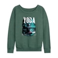 thumbnail image 1 of Star Wars - Do Or Do Not Yoda - Women's French Terry Long Sleeve Pullover, 1 of 4