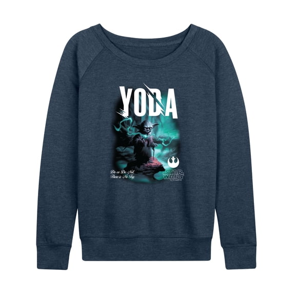 Star Wars - Do Or Do Not Yoda - Women's French Terry Long Sleeve Pullover