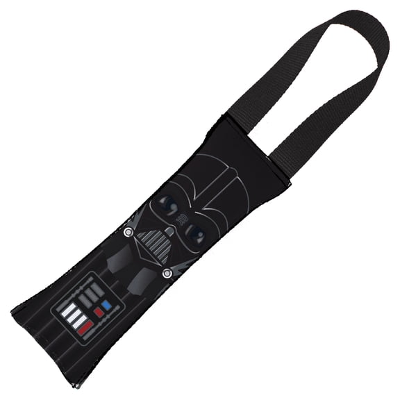 Star Wars Dog Toy, Star Wars Darth Vader Face Close Up Utility Belt Elements Pet Toy, Tug Toy