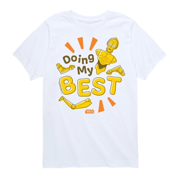 Star Wars - Doing My Best - Toddler And Youth Short Sleeve Tee