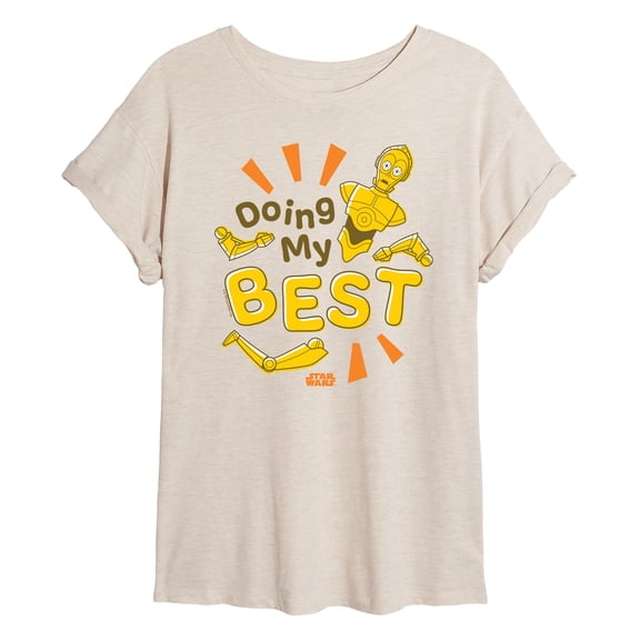 Star Wars - Doing My Best C3po - Women's Oversized Tee