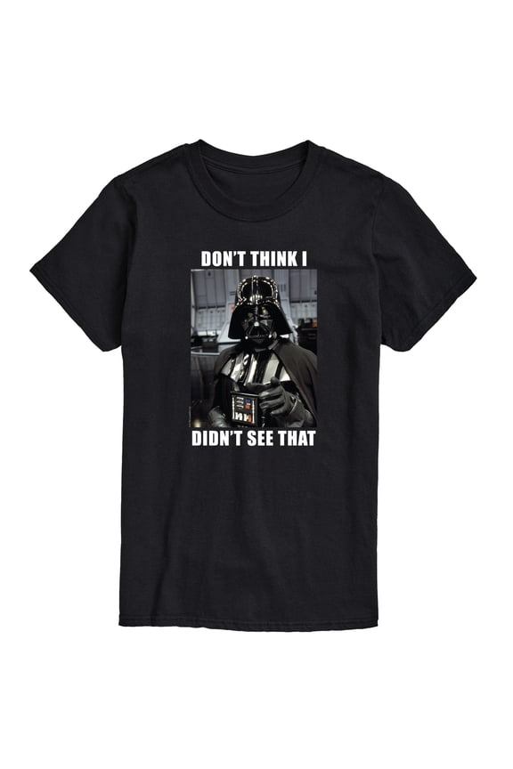 - Vader Meme - Men's Short Sleeve Graphic T-Shirt