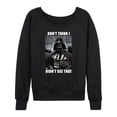 thumbnail image 1 of Star Wars - Vader Meme - Women's French Terry Long Sleeve Pullover, 1 of 4