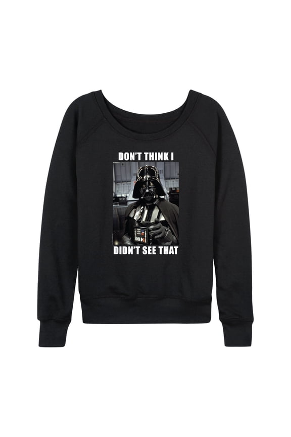- Vader Meme - Women's French Terry Long Sleeve Pullover