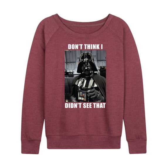 Star Wars - Vader Meme - Women's French Terry Long Sleeve Pullover