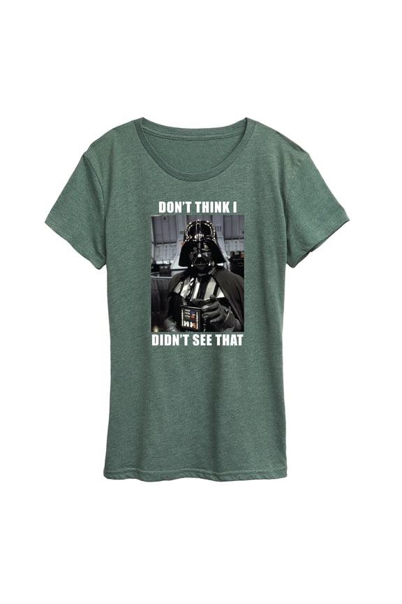 - Vader Meme - Women's Short Sleeve Graphic T-Shirt