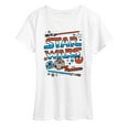thumbnail image 1 of Star Wars - Doodle Americana - Women's Short Sleeve Classic Fit Tee, 1 of 5