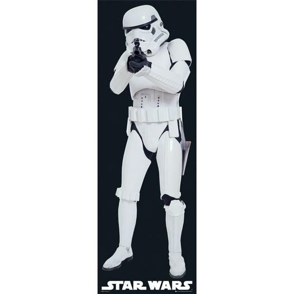 Star Wars - Door Movie Poster (Stormtrooper Pointing Gun) (Size: 21" X 62")