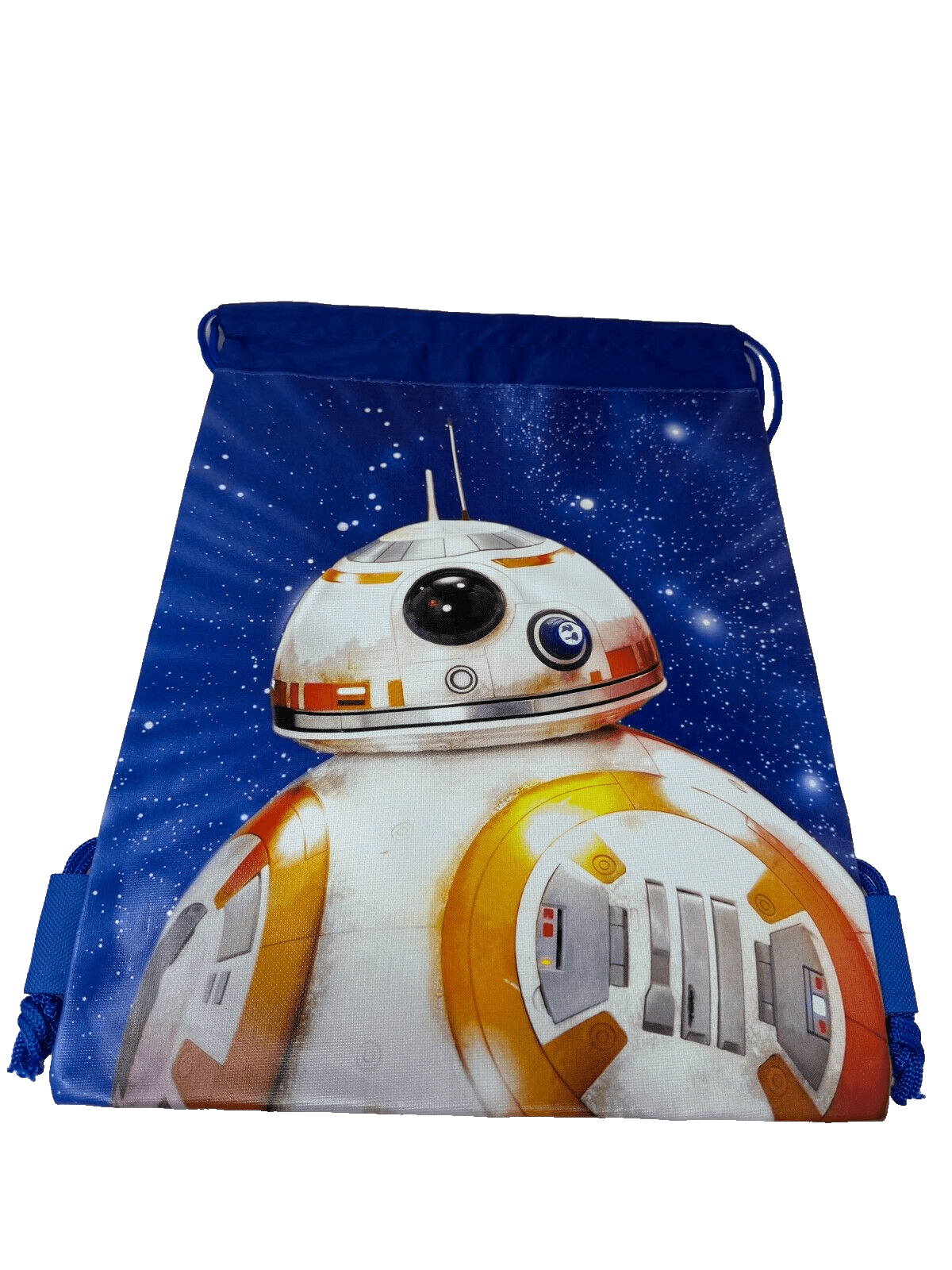 Star Wars Drawstring Backpack School Sport Grey Gym Bag- BB8 ONLY