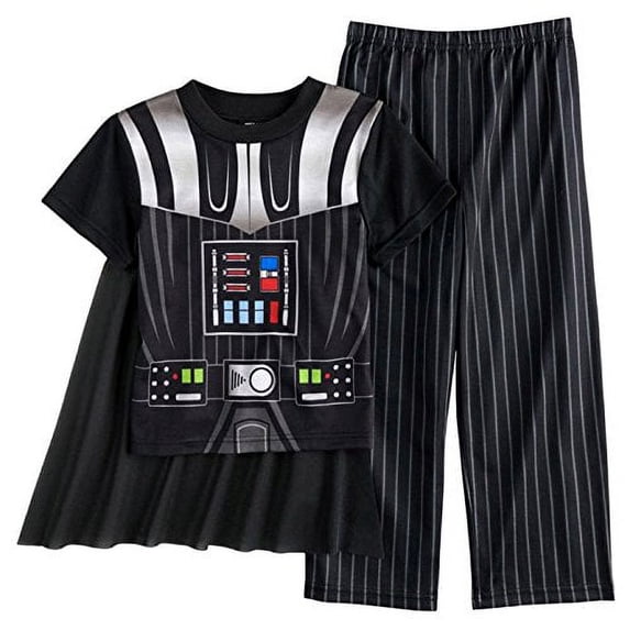 Star Wars Dress Like Darth Vader Caped Pajama For Big Boys (10)