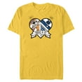 thumbnail image 1 of Star Wars Droid BB-8 and R2-D2 Buddies 4 Life - Short Sleeve Blended T-Shirt for Adults - Customized-Yellow, 1 of 5