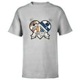 thumbnail image 1 of Star Wars Droid BB-8 and R2-D2 Buddies 4 Life - Short Sleeve T-Shirt for Kids - Customized-Athletic Heather, 1 of 5