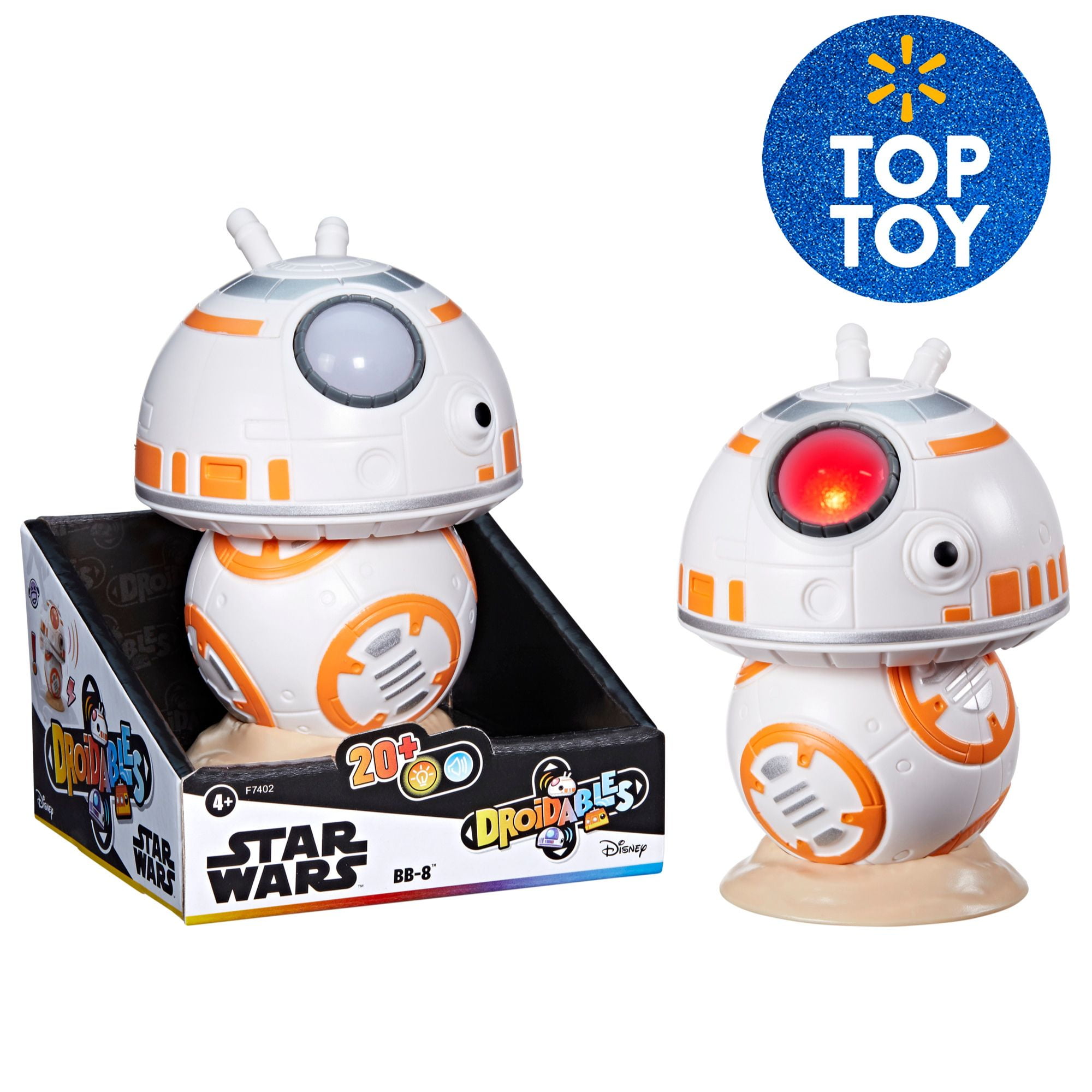 Star Wars Interactive Droidables BB-8 Toy, 4 Inch, Ages 4 Star Wars Interactive Droidables BB-8 Toy, 4 Inch, Ages 4