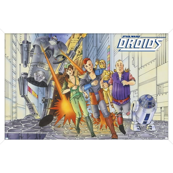 Star Wars: Droids - Action Wall Poster, 22.375" x 34", Framed