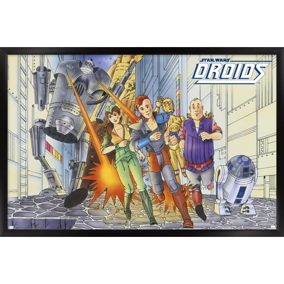 Star Wars: Droids - Action Wall Poster, 22.375" x 34", Framed