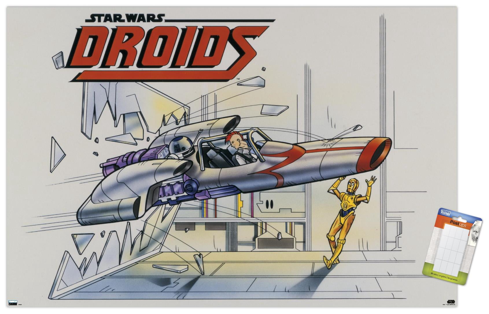 Star Wars: Droids - Crash Wall Poster, 14.725" x 22.375"