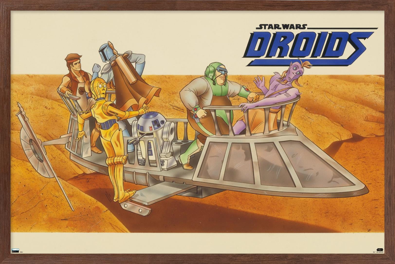 Star Wars: Droids - Desert Wall Poster, 14.725" x 22.375", Framed