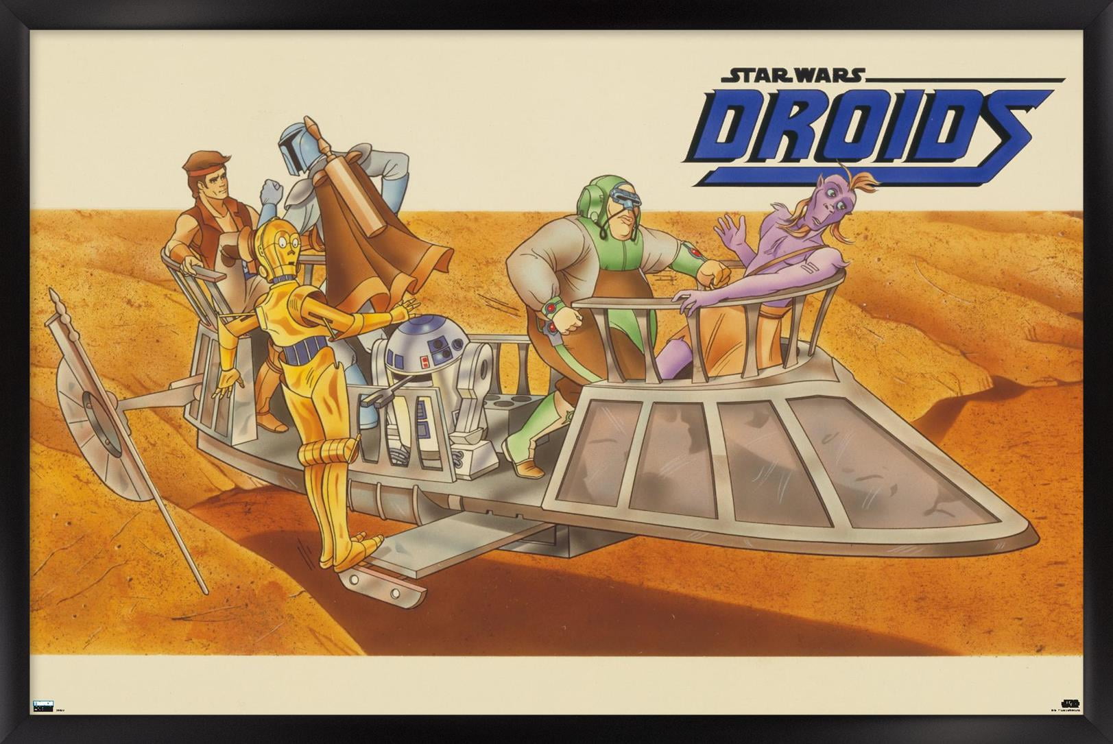 Star Wars: Droids - Desert Wall Poster, 22.375" x 34", Framed