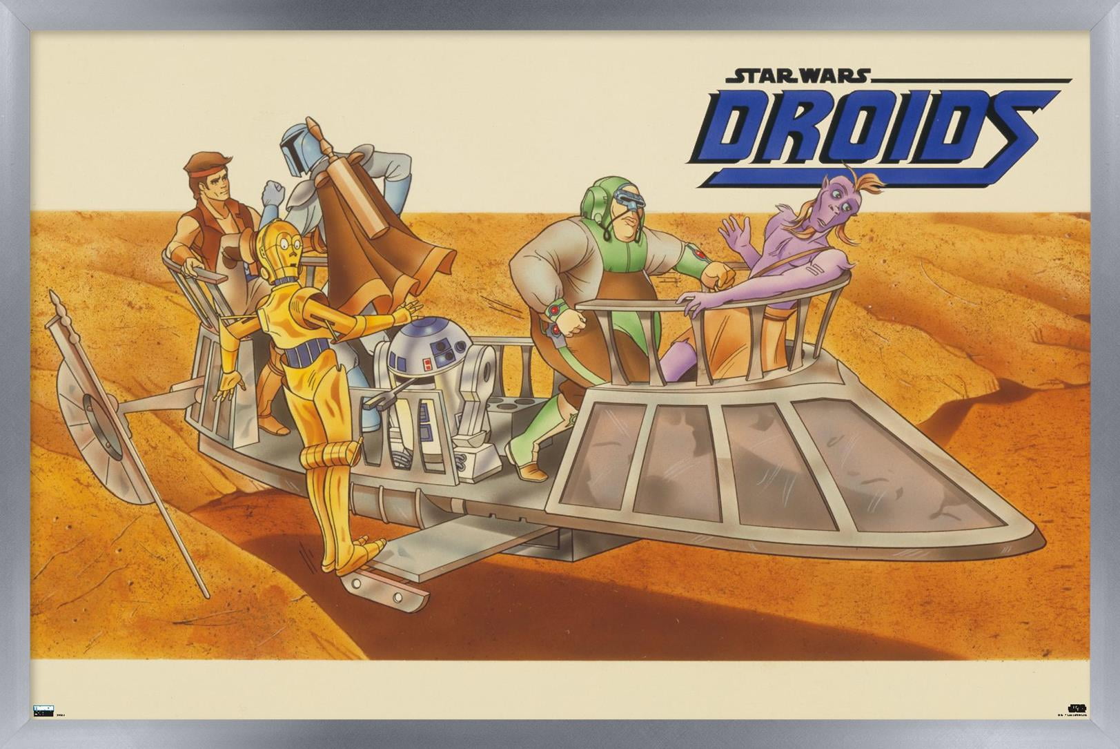 Star Wars: Droids - Desert Wall Poster, 22.375" x 34", Framed