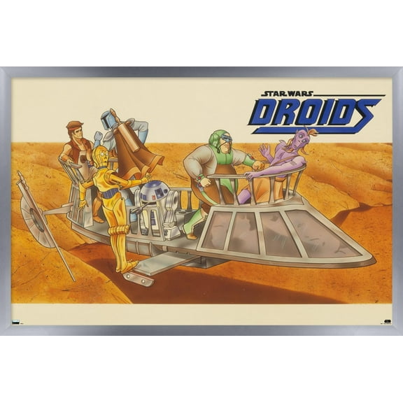 Star Wars: Droids - Desert Wall Poster, 22.375" x 34", Framed