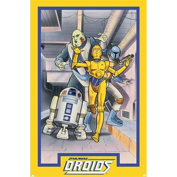 Star Wars: Droids - Group Wall Poster, 14.725" x 22.375"