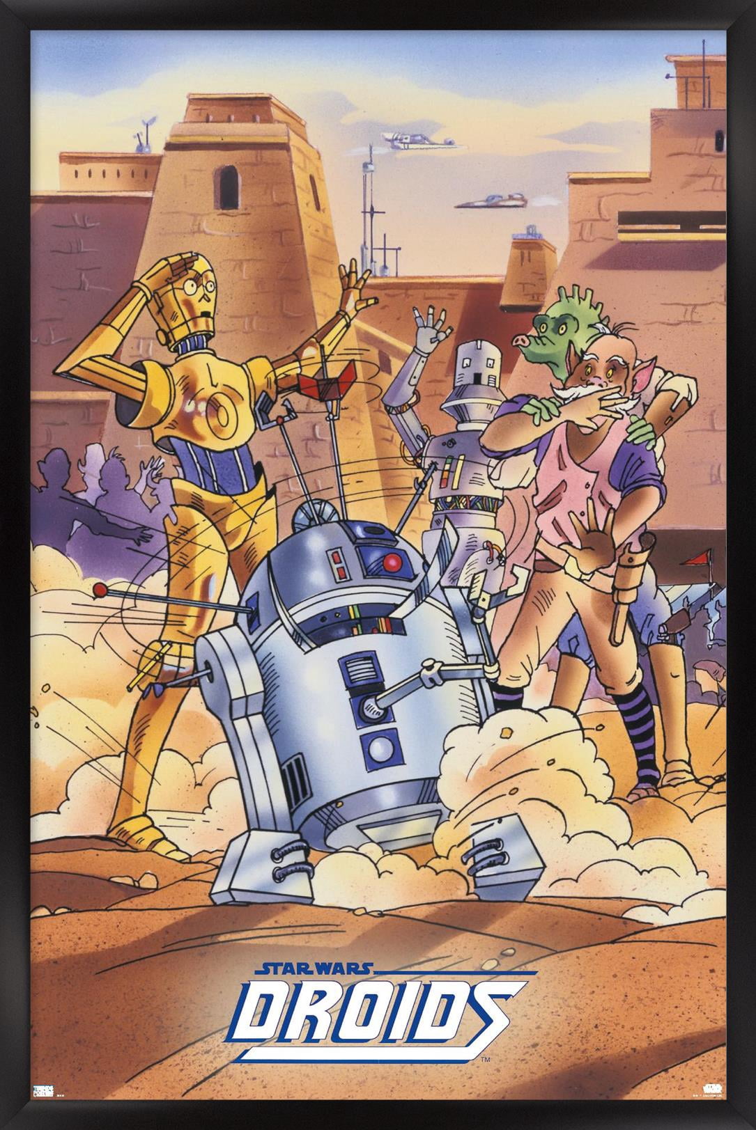Star Wars: Droids - Malfunction Wall Poster, 14.725" x 22.375", Framed
