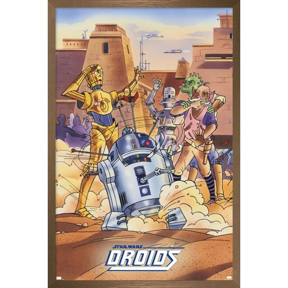 Star Wars: Droids - Malfunction Wall Poster, 22.375" x 34", Framed