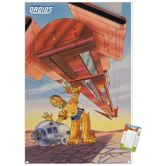 Star Wars: Droids - R2-D2, C-3PO Wall Poster, 22.375" x 34"