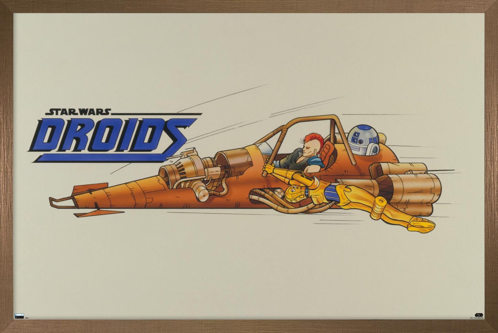 Star Wars: Droids - Speeder Wall Poster, 14.725" x 22.375", Framed