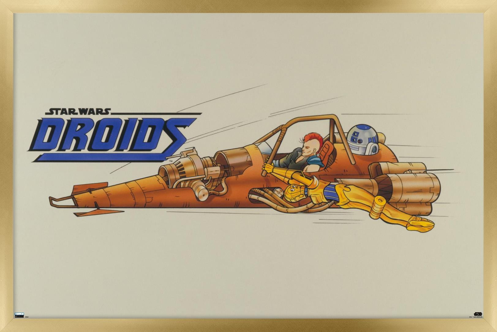 Star Wars: Droids - Speeder Wall Poster, 14.725" x 22.375", Framed