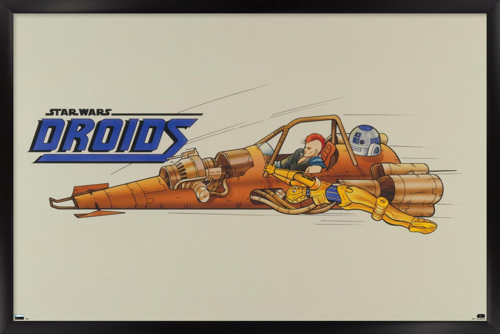 Star Wars: Droids - Speeder Wall Poster, 22.375" x 34", Framed