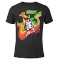 thumbnail image 1 of Star Wars Droids The Adventures of R2-D2 & C-3PO Retro Swirl - Short Sleeve Blended T-Shirt for Adults - Customized-Black, 1 of 5