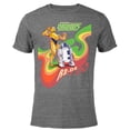thumbnail image 1 of Star Wars Droids The Adventures of R2-D2 & C-3PO Retro Swirl - Short Sleeve Blended T-Shirt for Adults - Customized-Dark Heather, 1 of 5