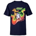 thumbnail image 1 of Star Wars Droids The Adventures of R2-D2 & C-3PO Retro Swirl - Short Sleeve T-Shirt for Kids - Customized-Navy, 1 of 5