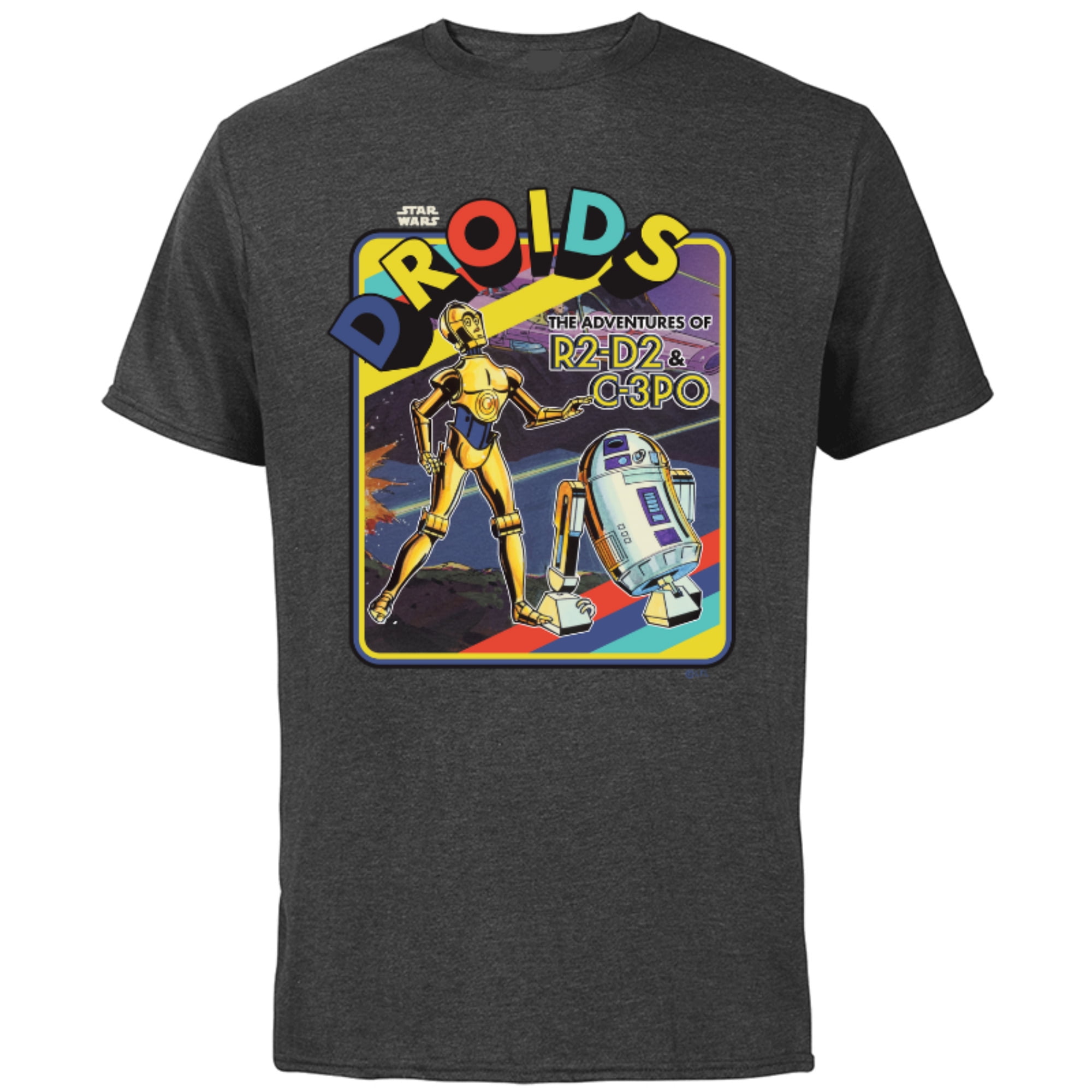 Star Wars Droids Wall Poster - R2-D2 & C-3PO, 14.725" X 22.375", Includes 30 Clear Push Pins