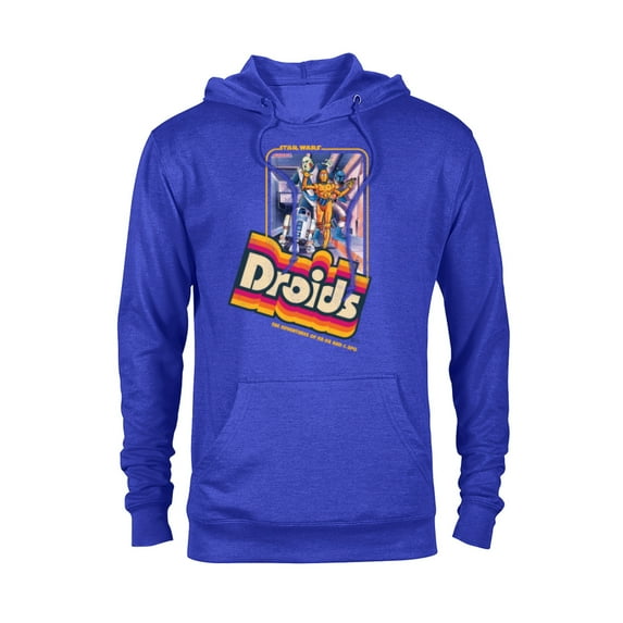 Star Wars Droids: The Adventures of R2-D2 & C-3PO Vintage - Pullover Hoodie for Adults - Customized-Royal Heather