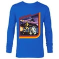 thumbnail image 1 of Star Wars Droids: The Adventures of R2-D2 and C-3PO Retro - Long Sleeve T-Shirt for Men - Customized-Royal, 1 of 5