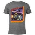 thumbnail image 1 of Star Wars Droids: The Adventures of R2-D2 and C-3PO Retro - Short Sleeve Blended T-Shirt for Adults - Customized-Dark Heather, 1 of 5