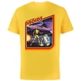 thumbnail image 1 of Star Wars Droids: The Adventures of R2-D2 and C-3PO Retro - Short Sleeve Cotton T-Shirt for Adults - Customized-Yellow, 1 of 5