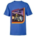thumbnail image 1 of Star Wars Droids: The Adventures of R2-D2 and C-3PO Retro - Short Sleeve T-Shirt for Kids - Customized-Royal, 1 of 5
