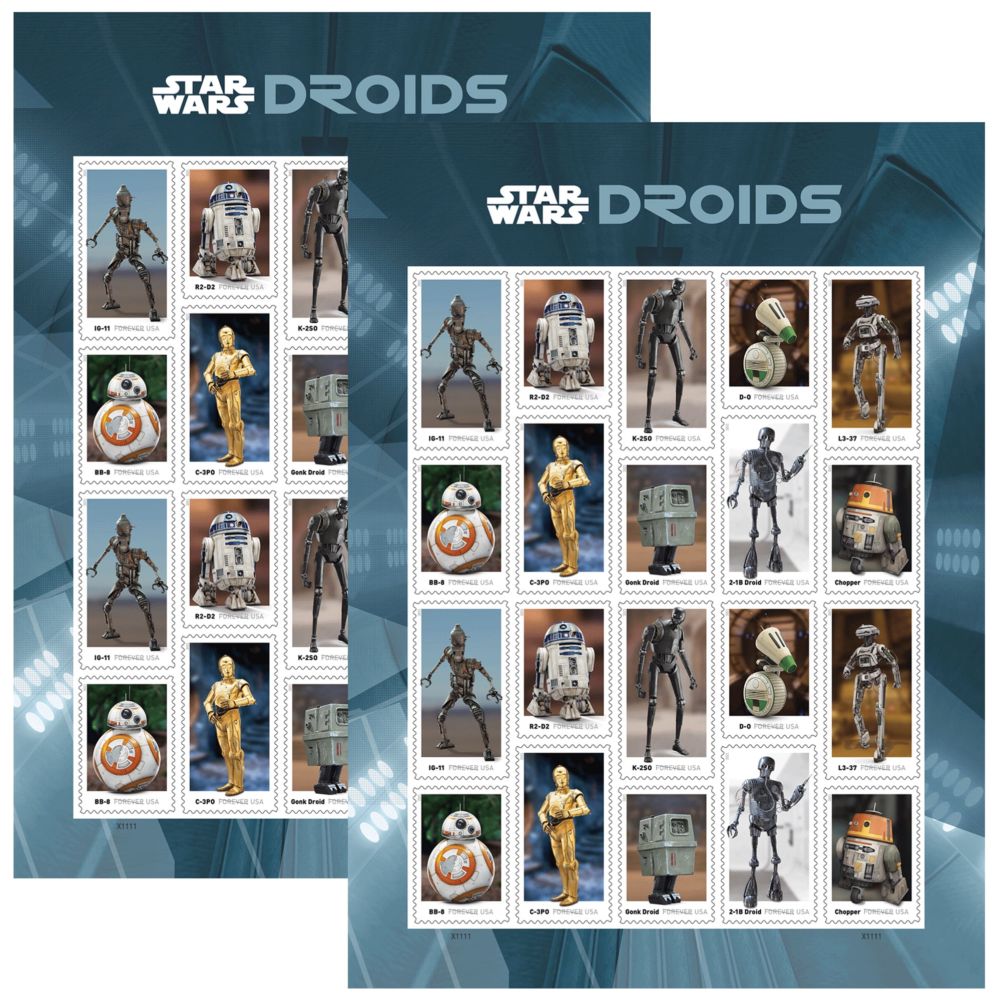 Special Star Wars stamps will be released in October to mark The