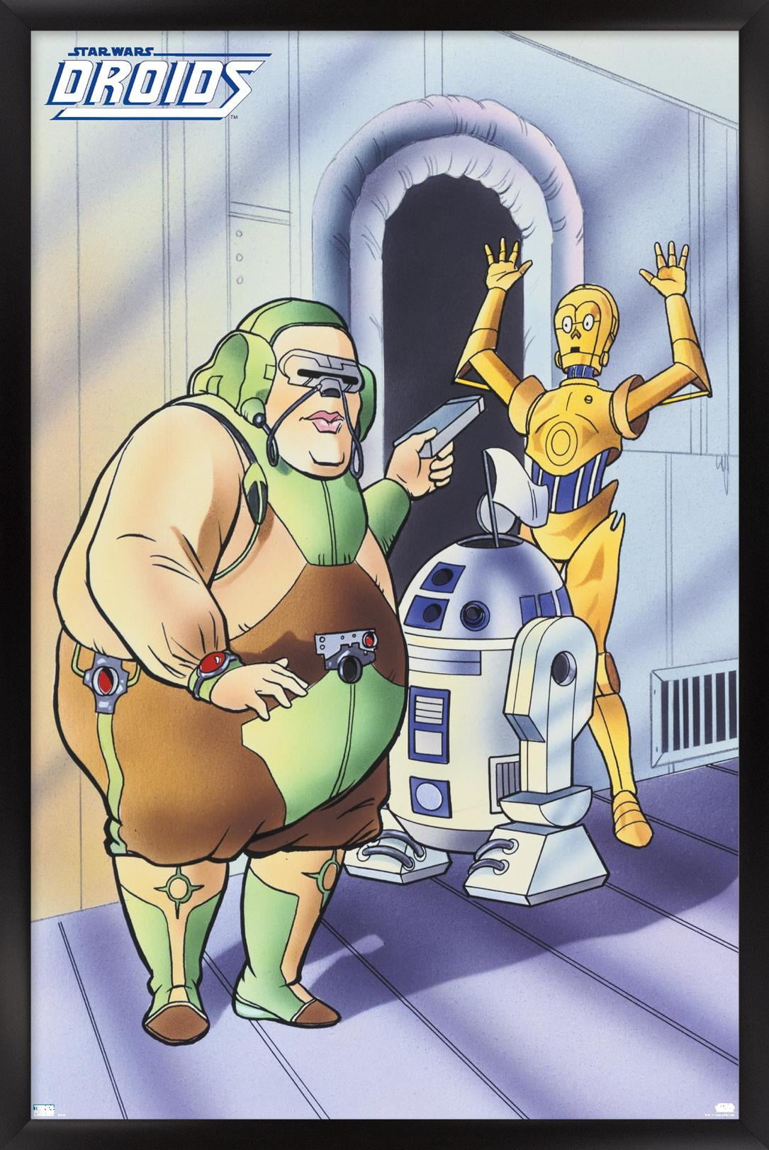 Star Wars: Droids - White Flag Wall Poster, 14.725" x 22.375", Framed