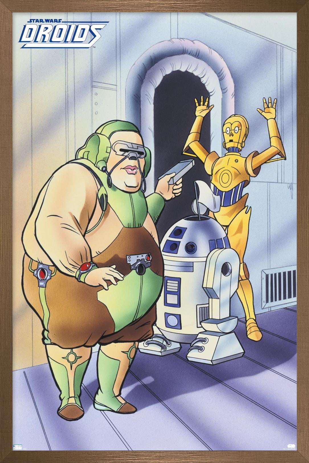 Star Wars: Droids - White Flag Wall Poster, 22.375" x 34", Framed