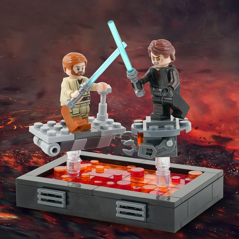 Vs Obi Wan Kenobi Lego Duel Mustafar Star Wars Duel On Mustafa