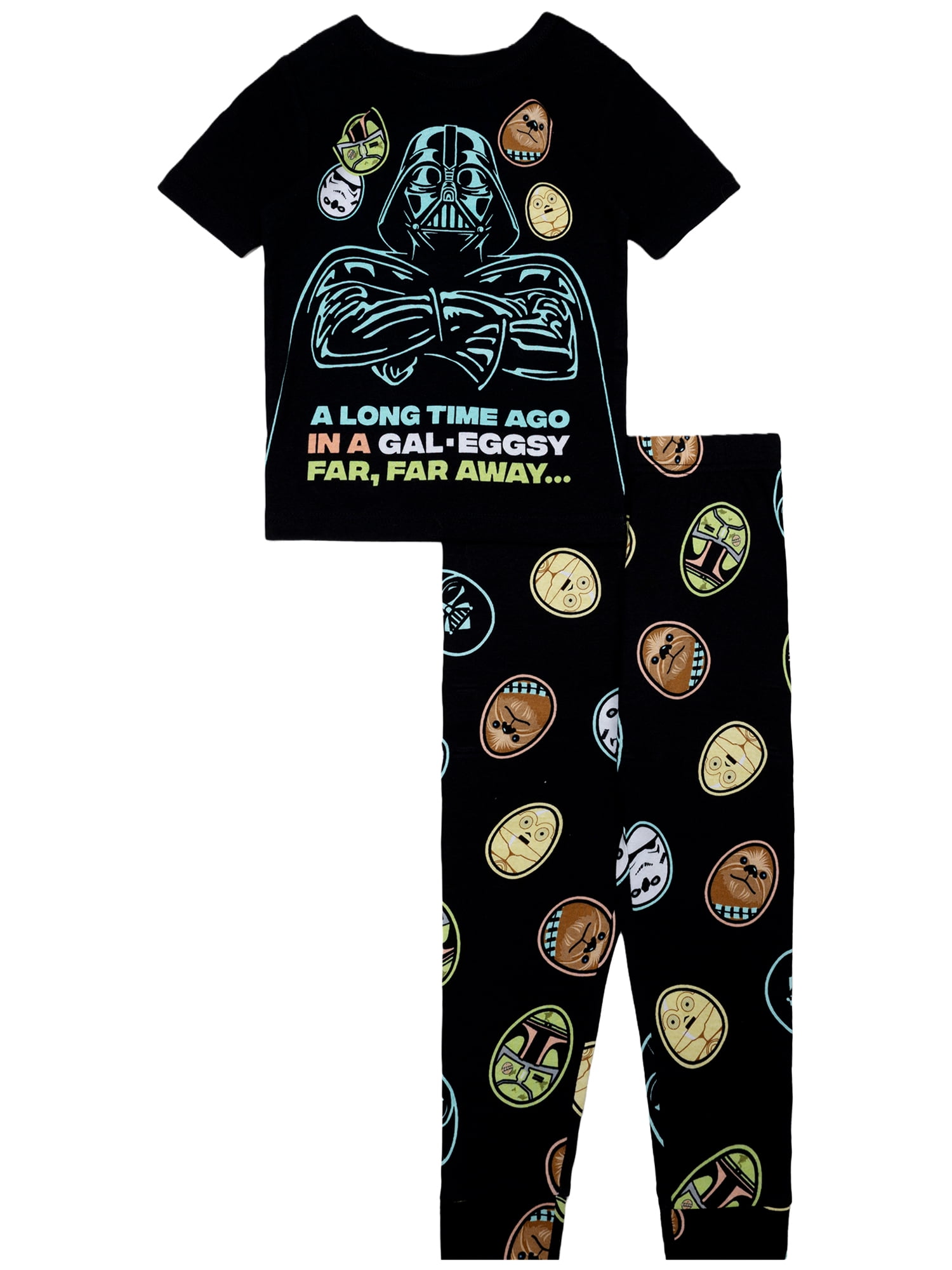 Star Wars Easter 2-Piece Long Sleeve and Pant Snug Fit Pajama Set, Sizes 4-10